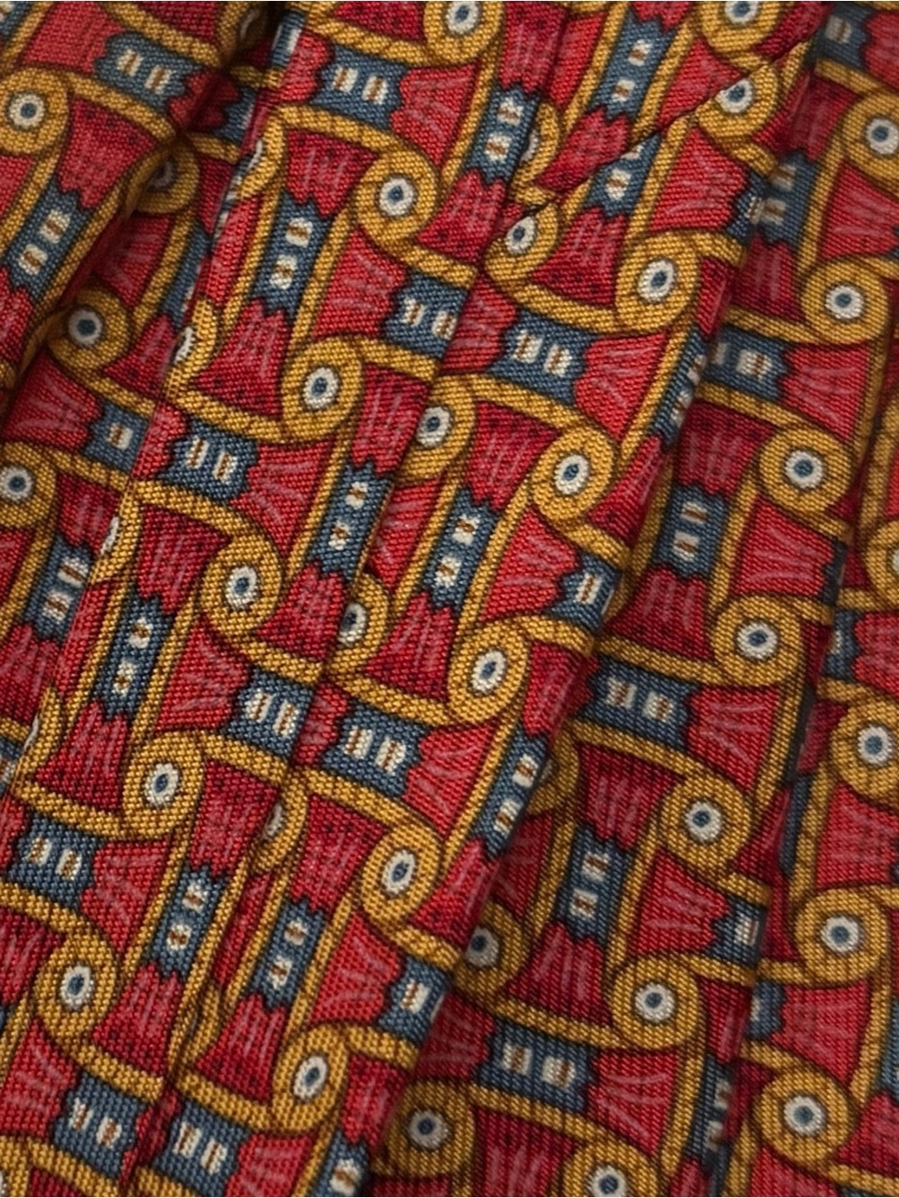 HERMÈS silk tie